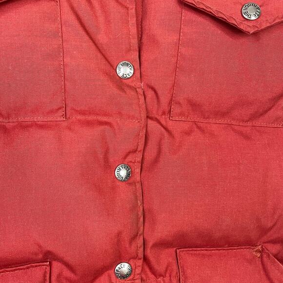 Vintage 80s The North Face Brown Label Down Puffer Vest Gorpcore Winter Women L - Picture 6 of 16